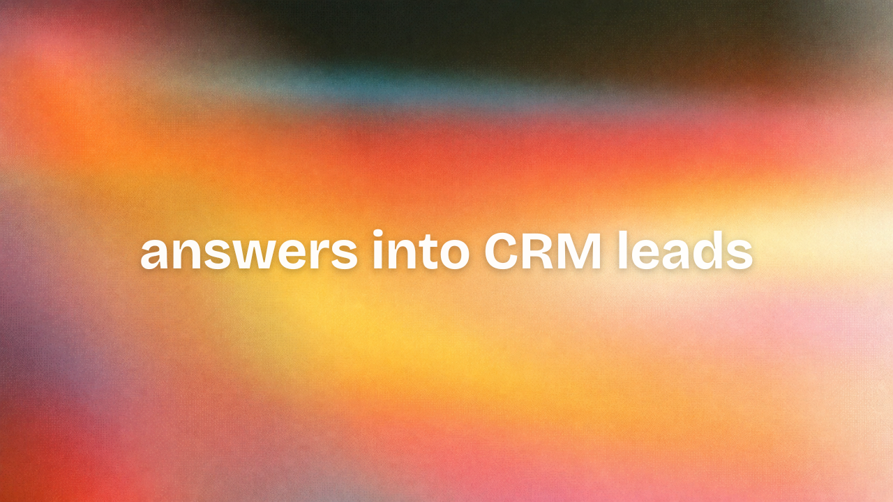 How Lidi Turns Answers Into CRM Leads